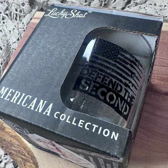 “Defend The Second” Lucky Shot Rocks Glass 11 oz. Made in The USA - Picture 5 of 5